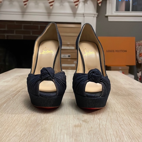 Louboutin Greissimo 140MM Denim - 36.5 - Picture 5 of 10